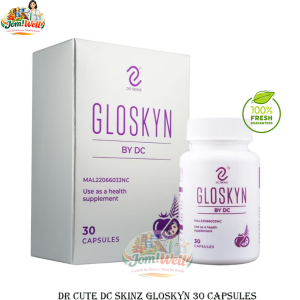 DCSKIN Gloskyn Supplement | Collagen Booster Anti Aging | Kulit Cerah Glowing & Anjal | By Dr Cute