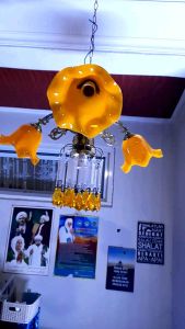 Lampu hias cabang 4 lampu| Lampu hias gantung minimalis modern | lampu hias tulp cabang | Lampu hias kristal tulip cabang | Lampu hias ruang tamu | Lampu gantung ruang tamu | Lampu hias bunga tulip cabang | lampu gantung cabang | Lampu hias dekorasi pesta