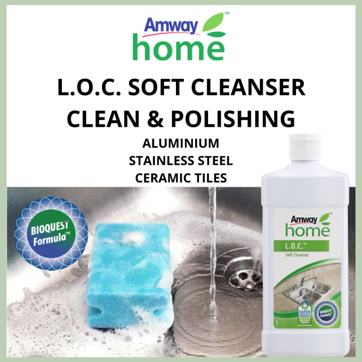 Amway L.O.C. Soft Cleanser 500ml Clean & Polishing Stainless Steel ...