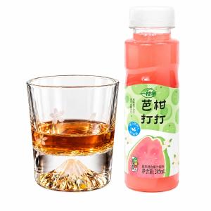 Yizhibi NFC Guava Citrus Juice Drink +  Mount Fuji Glass Cup with Wooden Gift Box