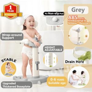 BabeGo Baby Standing Bath 3 IN 1 Baby Bath Holder Assistive Standing Armrests For Kids
