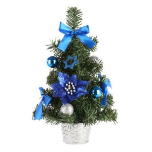 DOOUR 20cm Cây thông Noel 4 màu Mini Cây thông Noel nhân tạo. Chất lượng cao. Cây nhân tạo làm quà tặng năm