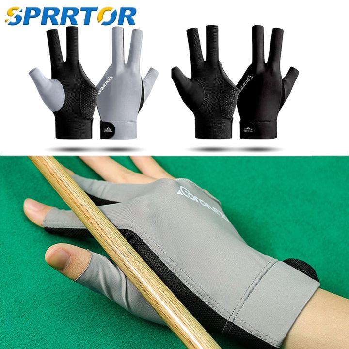 3 Fingers Pool Gloves Billiards Left Hand Shooters Snooker Cue Sport