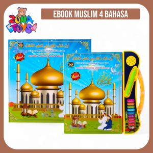 Mainan Edukasi Anak Ebook Muslim 4 Bahasa Buku Pintar Islami E-Book
