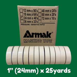 Masking Tape Armak Black (For Automotive Used) sold per BOX