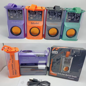 Speaker Bluetooth Transparan K08 Portable Wireless Speaker Mini RGB - Speaker Bluetooth - Speaker Usb - Speaeker Aktif Portable - Speaker Lucu