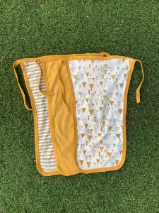 Arkan Baby - Popok Bayi Tali Bahan Katun Halus Lembut Series Warna Kuning Mustard/Kubus