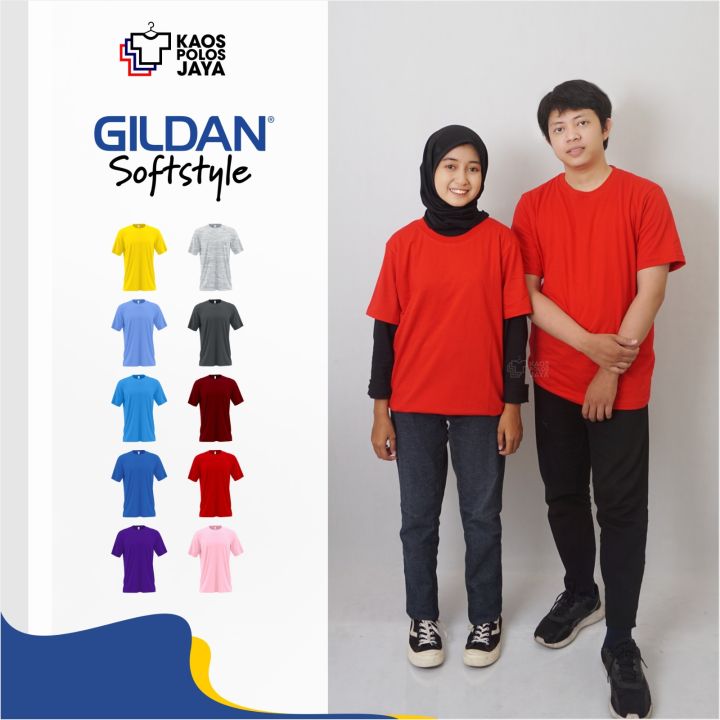 KAOS GILDAN SOFTSTYLE 63000 KAOS GILDAN POLOS KAOS PREMIUM