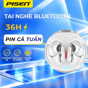 Tai Nghe Không Dây Chống Ồn | Chế Độ Xuyên Âm Thiết Kế Trong Suốt Siêu Nhẹ | PISEN C1 Cyberpunk | BHD-TW11 | Bảo Hành 12 Tháng (Kích Hoạt PCARE + 6 Tháng) | Bảo Hiểm 2 Triệu Đô Toàn Cầu
