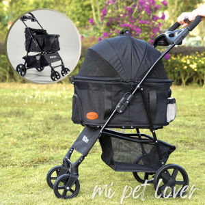 【Mi Pet Lover】3 In 1 Detachable Pet Stroller Dog Stroller