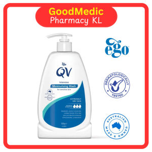 QV Intensive Moisturising Wash 500g [Dry Skin / Eczema / Sensitive Skin] Soap-Free Body Wash & Cleanser