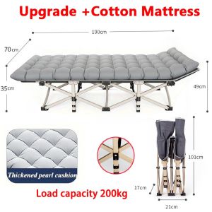 Camping Bed Outdoor Foldable Katil Lipat Portable Travel Bed Lightweight Bed Oxford Canvas Sleeping Bed