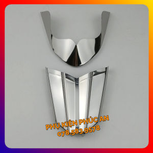 Bộ ốp mỏ đuôi dè xe Vario 125 150 năm 2018 2019 2020 2021 2022 2023 2024 chỉ mũi chắn bùn trước sau che mõm INOX/CARBON