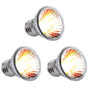 Lampu Reptil UVA UVB 25W 50W 75W Penghangat Kura-kura Iguana Kadal Torto Sulcata