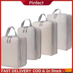 4 Set Waterproof Luggage Organizer Bags Travel Luggage Organizer for Men & Women
