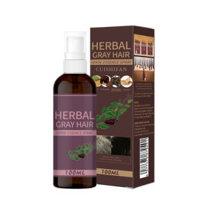 Herbal Hair Spray Anti Hair Loss Treatment Black Hair Growth Nourishing Shine Enhancement Botanical Care