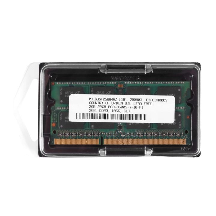 Barrette Mémoire DDR3 4Go 1066MHz SODIMM Pour PC Portable - Compatible Hynix Et Autres