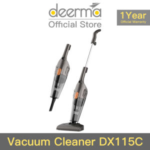 [Official Store] Deerma DX115C Portable Handheld Vacuum Cleaner Household Silent Strong Suction Home Aspirator 1 Year Warranty