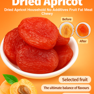 Seedless Dried Apricots Naturally Sun Dried Plump Flesh Sweet And Sour Healthy Snack No Added Low Sugar Dried Apricots无添加杏干