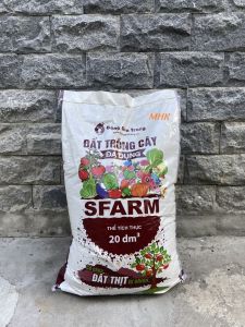 [MỚI] Bao đất SFARM đa dụng ! Đất siêu mùn hữu cơ  dễ phối trộn ! Bao 20dm3 ~ 10kg.