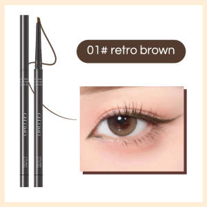 GECOMO Waterproof Eyeliner Pen Gel Natural Color Smooth Eyeliner