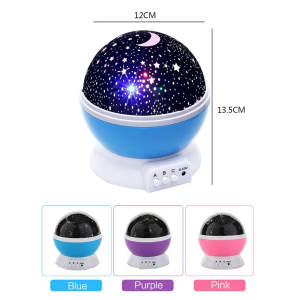 LED Starry Sky Night Light Speaker Disco Projector Rechargeable Starry Sky Kids Rotate Lamp Music Projector Night Light Colorful Flashing Kids Gift Hadiah Decoration Desk