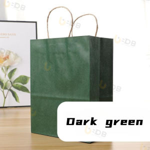 Brown Paper Bag Kraft Gift Bags Bulk with Handles for Birthday Wedding Party Favors Cake Takeaway Packaging Bag Hand Paper Bag