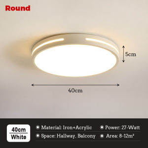 LANTU Ceiling Lights Modern Design Center Light For Ceiling Aisle Ceiling Light Tri Colors Home Lighting Led Surface Mounted Ceiling Lamp Led Lights For Room At Night For Bedroom Living Room Corridor Light Balcony Lights