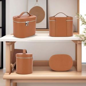 SAVVYSHELF Tote Makeup Bag Portable Large Capacity Cosmetic Pouch Fashion Waterproof Travel Organizer