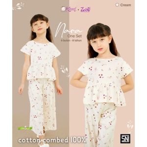 KZL88 KAZEL ZEBE NARA ONE SET BAYI/ANAK PEREMPUAN (1Stel) 6Bulan-8Tahun