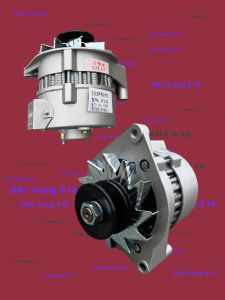 Máy phát xe công nông đầu nổ máy trộn máy gặt 12v JF132 500w diamo