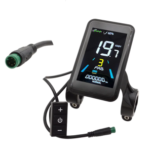 Electric Bike Color Display 24V 36V 48V Color Display Panel Connector for Multiple Electric Bike