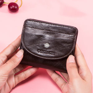 คุณภาพสูงคลัทช์ขนาดเล็กสำหรับผู้หญิงกระเป๋าเก็บบัตรกระเป๋าเงินขนาดเล็ก Dompet Koin แฟชั่นกระเป๋าใส่เงินของผู้หญิงหนังแท้