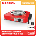 Maspion S-300 Kompor Listrik Heater Wire Plate 300 Watt MSP S300 / S 300 - Merah. 