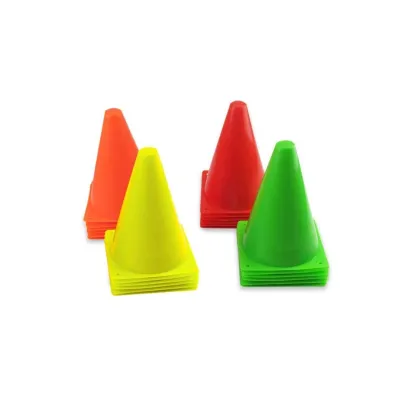 🇸🇬 [READY STOCK] 18cm Plastic Traffic Cones Sport Training Agility Marker Cone for Soccer Skating Football Basketball Indoor and Outdoor Games