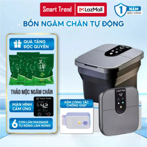 Máy Ngâm Chân Cao Cấp SMART TREND: Tự Động Làm Nóng Massage Chống Giật Bí Quyết Làm Đẹp Và Thư Giãn.