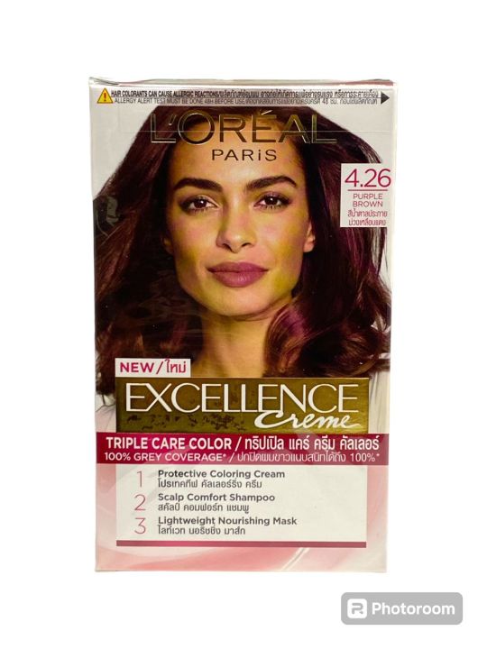 Loreal Paris Excellence Creme Triple Care Hair Color 3 4 415 435 63 445 Lazada 7745