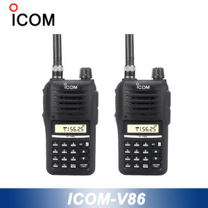 Icom V86 radio walkie talkie long range icom radio original japan walkie-talkies VHF（137-174MHz） Battery 2100mAh Power 7W channel 207 SQL VOX H/L DTMF IP54 Protect