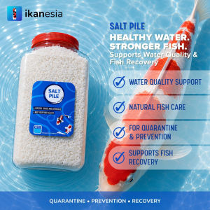 Garam Ikan Salt Pile 3.8 kg [TOPLES BESAR 16] Untuk Mencegah dan Mengobati Penyakit Ikan IKANESIA