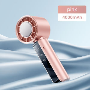 MAXAWEI Handheld Fan High Velocity Wind Instant Cooling Portable Fan 100 Adjustable Wind Levels 5000mAh Battery life 22 hours Quick Charge