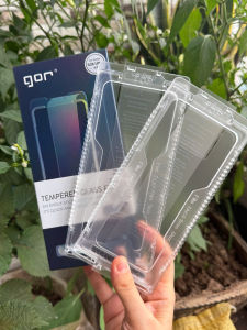 Bộ 2 Kính Cường Lực GOR Samsung Galaxy S25 Ultra có KHUNG TỰ DÁN trong suốt (hộp 2 miếng)