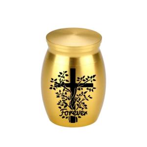 Đơn giản Quan Tài tro Jar tàu tro Quan Tài cho bình đựng trang trí thú cưng chạm khắc quan tài bình nhỏ tưởng niệm urn container