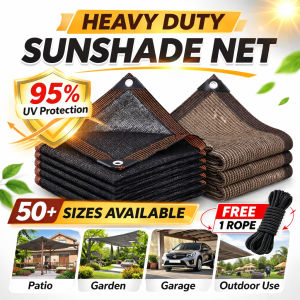 5X Makapal Sun Shade Net | Outdoor Garden Farm Greenhouse Car Shed Cover 95% UV Protection 50+ Sizes