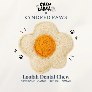 Kyndred Paws Loofah Dental Chew | Sunny Side Up
