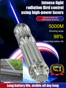 High Intensity Green Laser Pen/Bird Repellent Laser Torch/Portable Outdoor Laser Pointer/Precision Long Range Beam/For Bird Control
