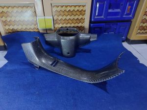 batok belakang dan cover legshild tengah kontak honda supra x fit lama karbon