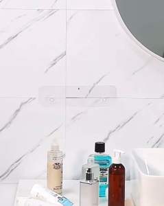 Bathroom Acrylic Rack Wall Hanging Organizer Punchfree Toilet Cosmetic Storage Organizer
