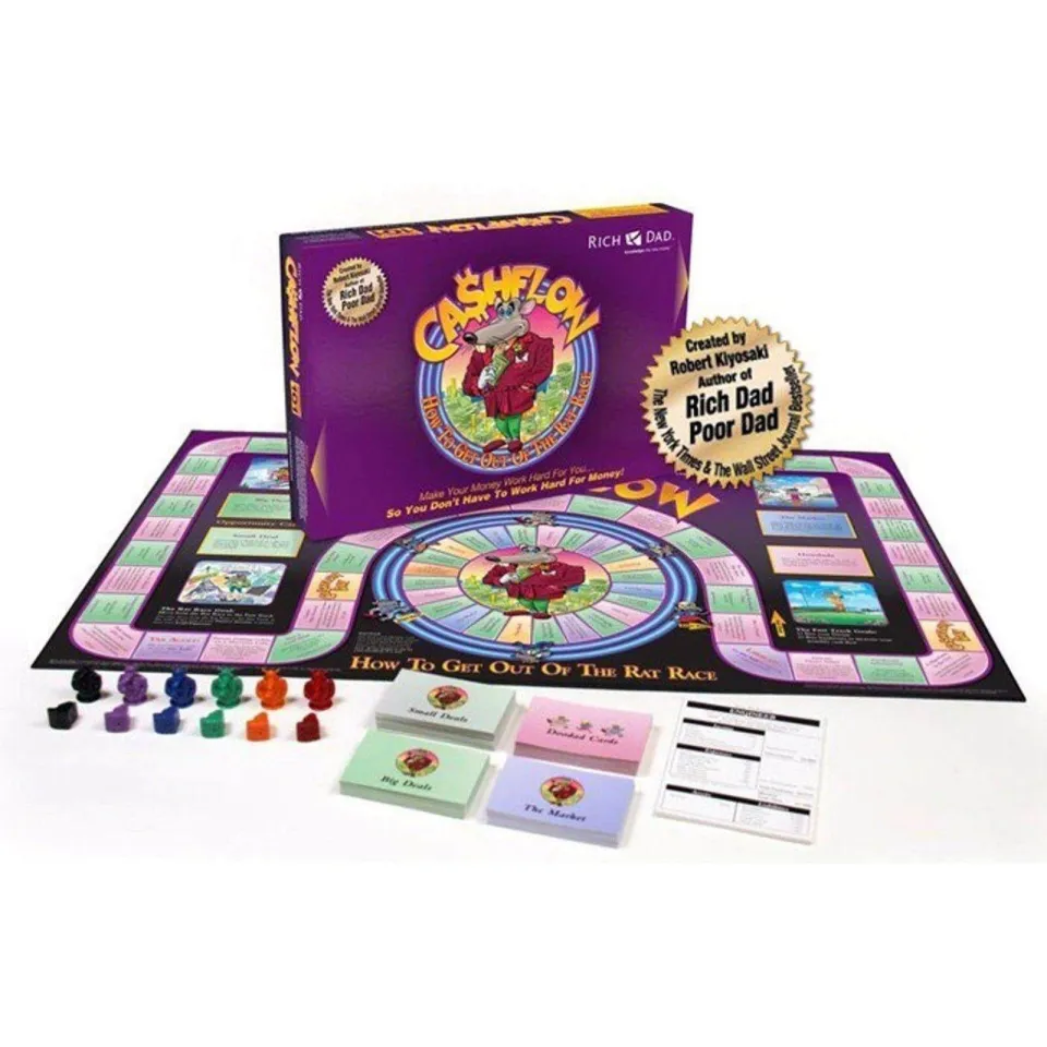 CASHFLOW 101 Rich Dad Poor Dad Robert Kiyosaki classic Board Game