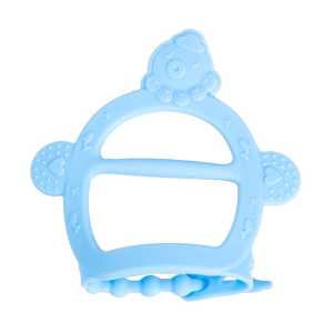 FU  Teether Bayi Gelang BPA Free / Mainan Gigitan Bayi Bahan Silikon Gelang Gigitan Bayi
