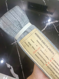 Dây cẩu hàng 4 tấn - 2 MÉT  bản 10cm – Dây vải cẩu hàng siêu bền đạt tải trọng 4000kg an toàn nâng hạ